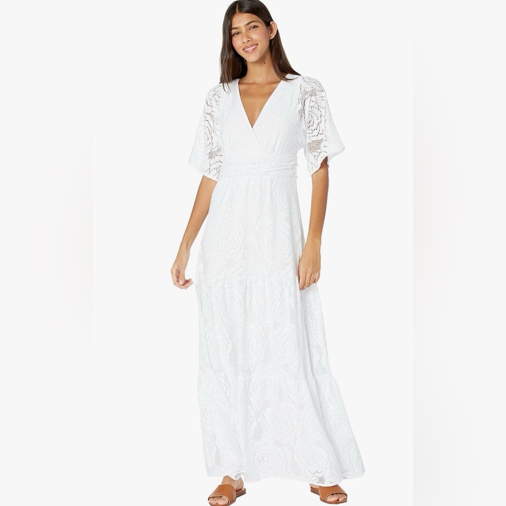 Lilly Pulitzer Parigi Maxi Dress, White, Medium, New with Tags.